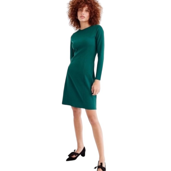 J.Crew Long Sleeve Ponte Dress - Picture 2 of 6